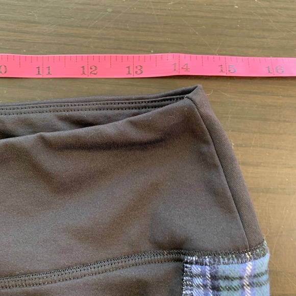 The Vermont Flannel Co Black Plaid Leggings Lounge Pants Women's Large - Picture 6 of 11